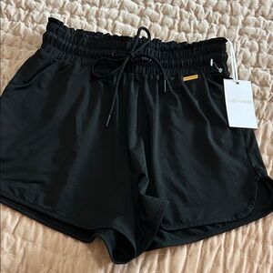 Cleo Harper compass shorts Jet Black Athletic Shorts size XS new with tags